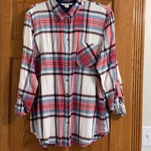 Pink and Blue Flannel